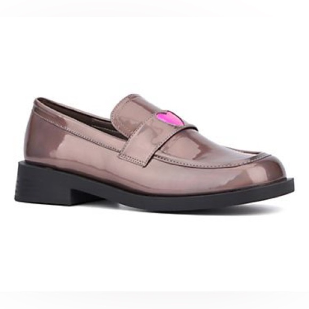 Olivia miller Luminaries Square Patent Loafer heart 3 for $20